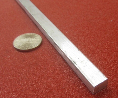 6061 T651 Aluminum Bar, 1/4″ (.250″) Thick x 3/8″ Wide x 60″ Length, 2 Units