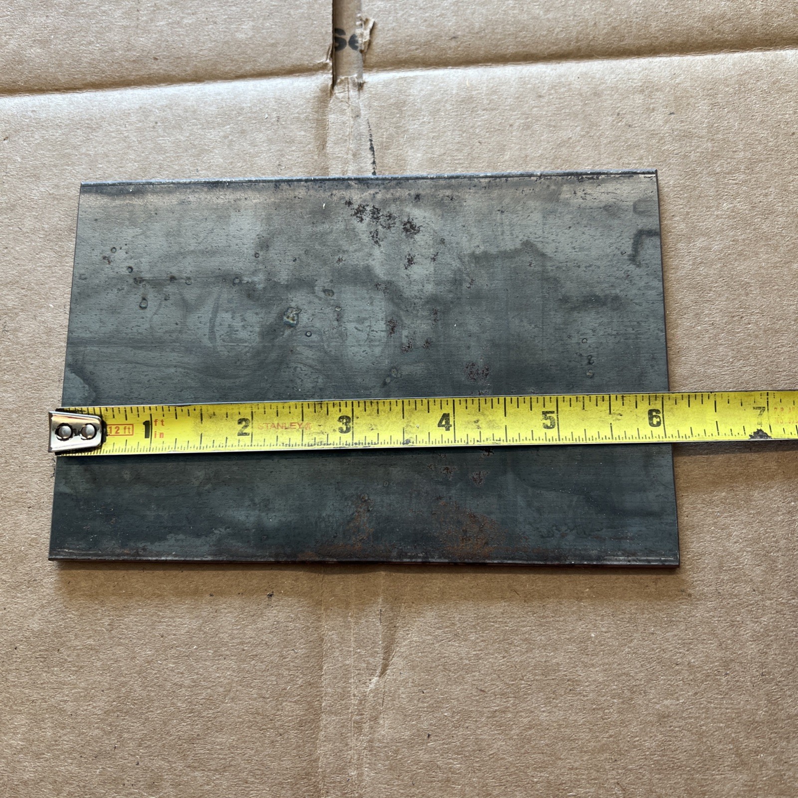 1/8 X 4 Steel Flat Welding Test Plate Projects Shims 6” Long 4 Pcs