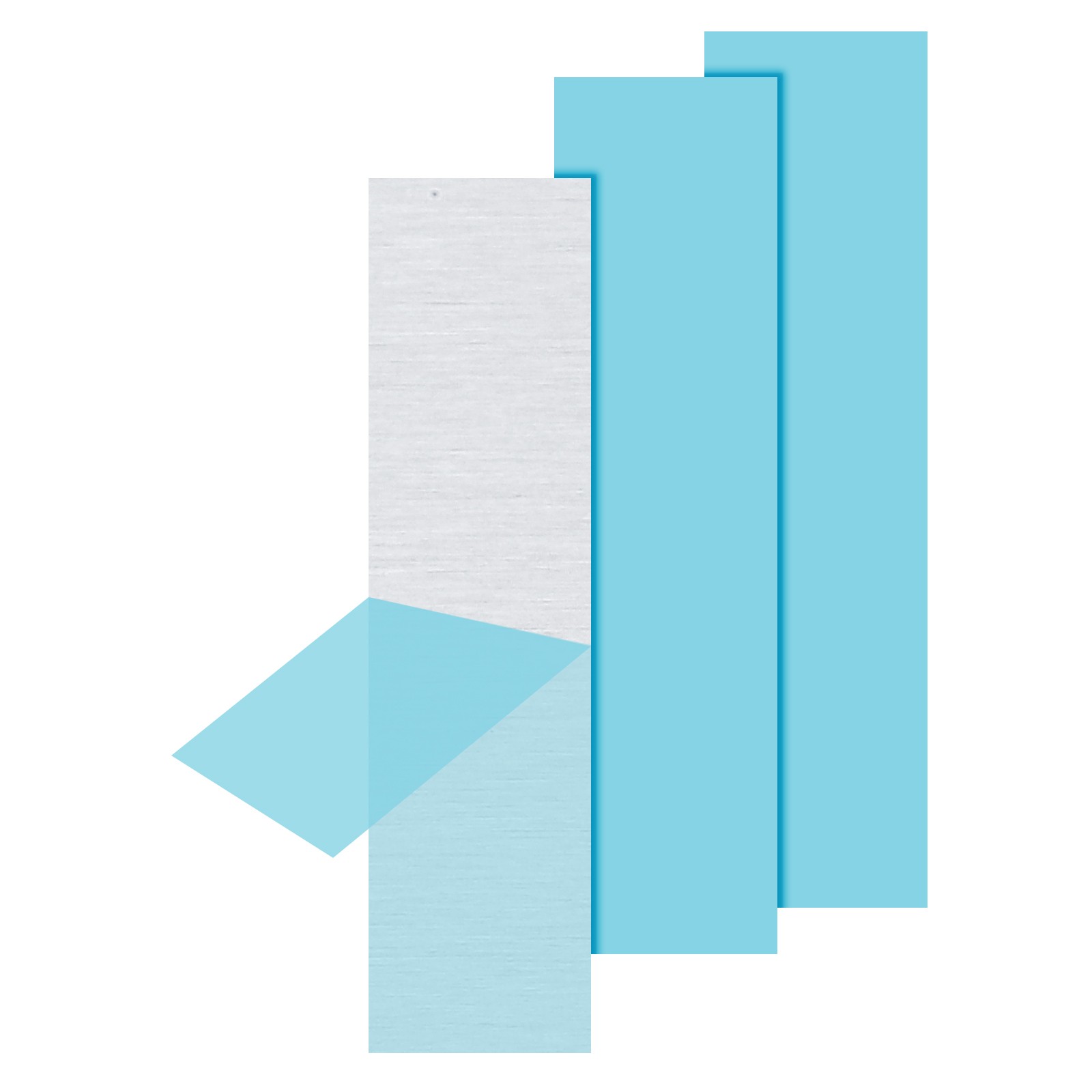 3 Pack 6061 T651 Aluminum Sheet Metal 6 x 1.97 x 1/25.4(0.04″) Inch Flat 1MM