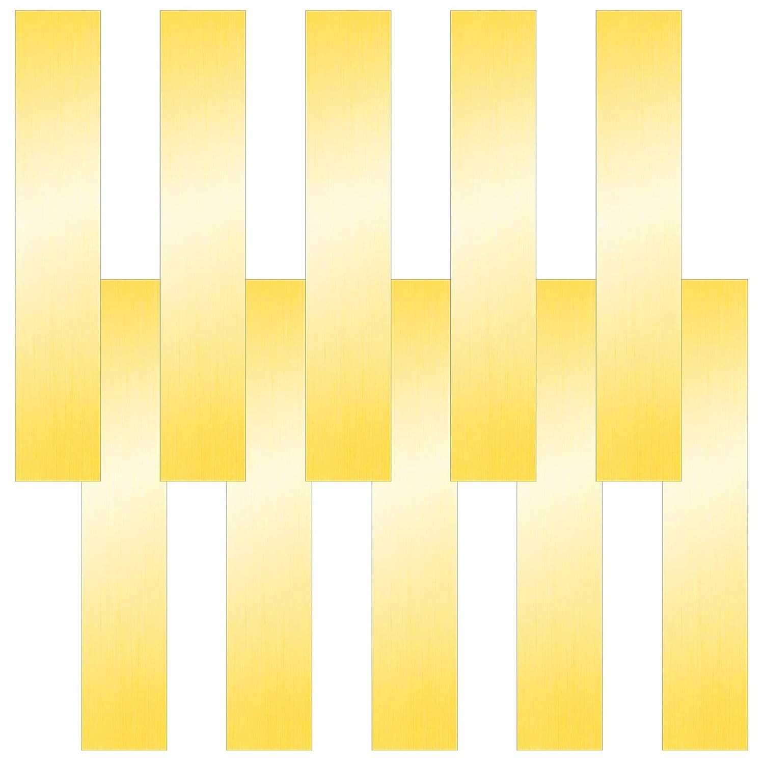Brass Strip, Brass Sheet Metal Shims, 6″ Length x 1″ Width, 0.001″, 0.002″, 0…