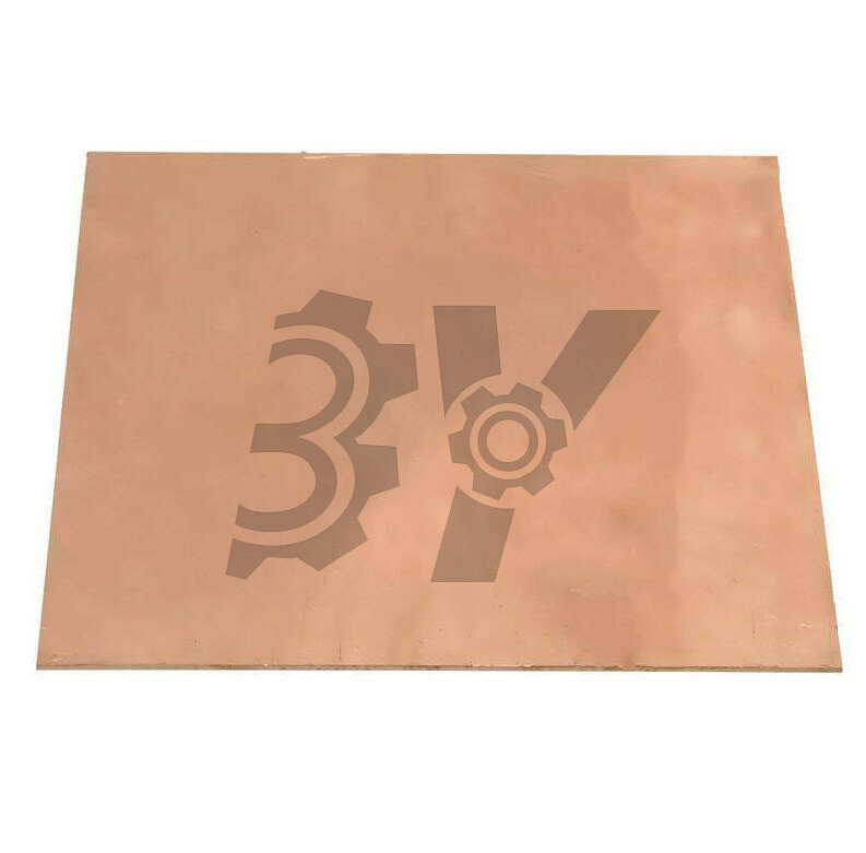 1PCS NEW 99.9% Pure Cu Metal Sheet Plate 200x175x1mm For Aerospace