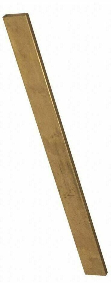 2 PACK Brass Flat Strips .025″ x 1/2″ x 1 Foot Rectangle Solid Stock 12″ Long