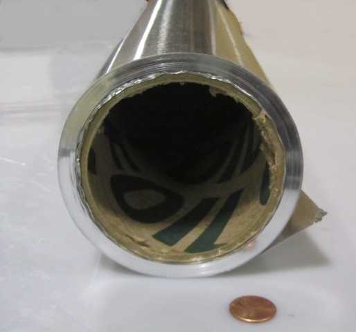 1100 Aluminum Foil (O) .005″ Thick x 36″ Wide x 50 Feet Long Roll