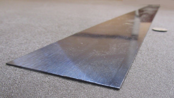 1095 Hard Blue Tempered Spring Steel Shim .035″ Thick x 3.00″ Wide x 36″ Long