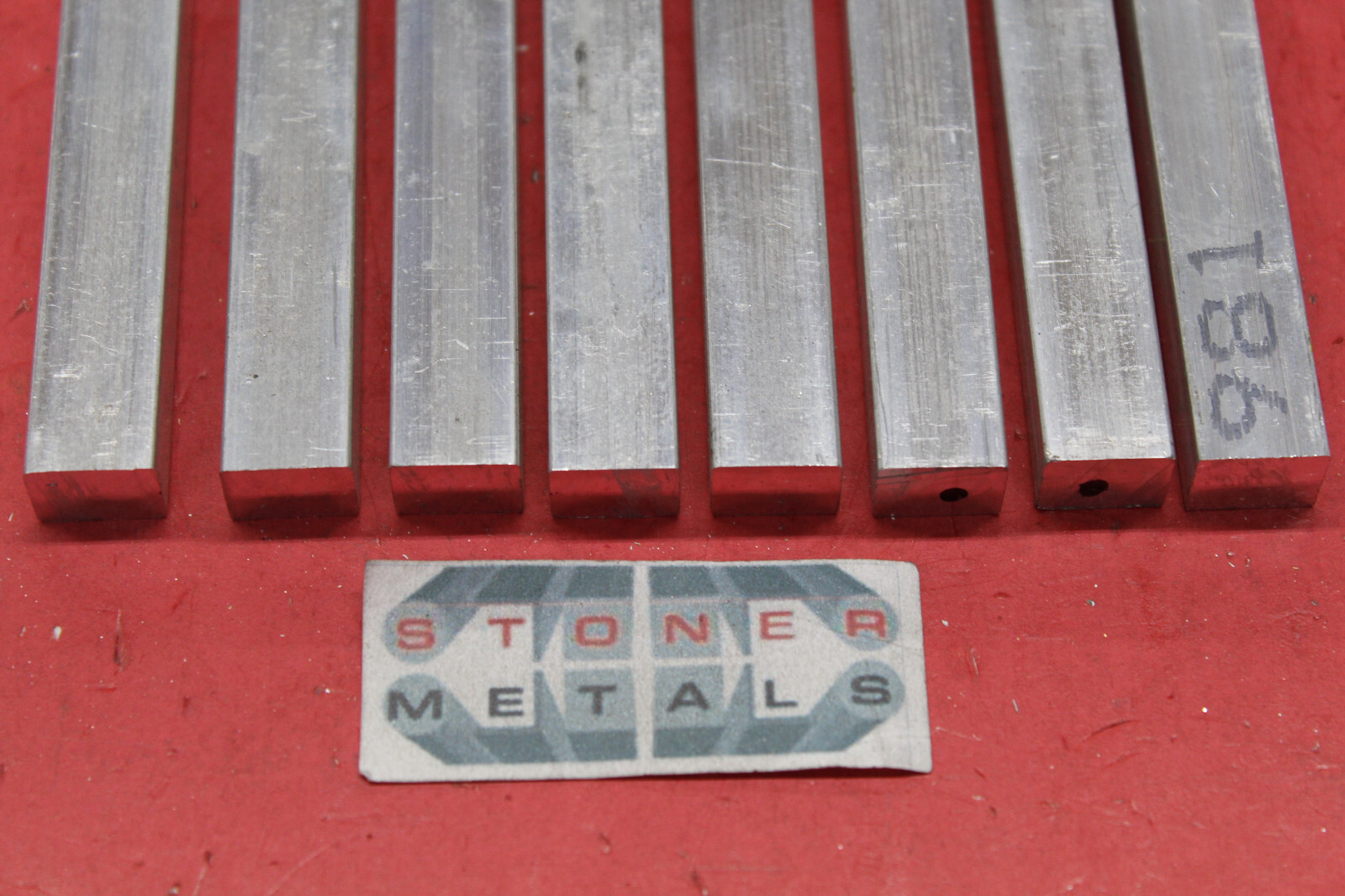 8 Pieces 1/8″ X 1/2″ ALUMINUM 6061 FLAT BAR 9″ long T6511 Extruded Mill Stock