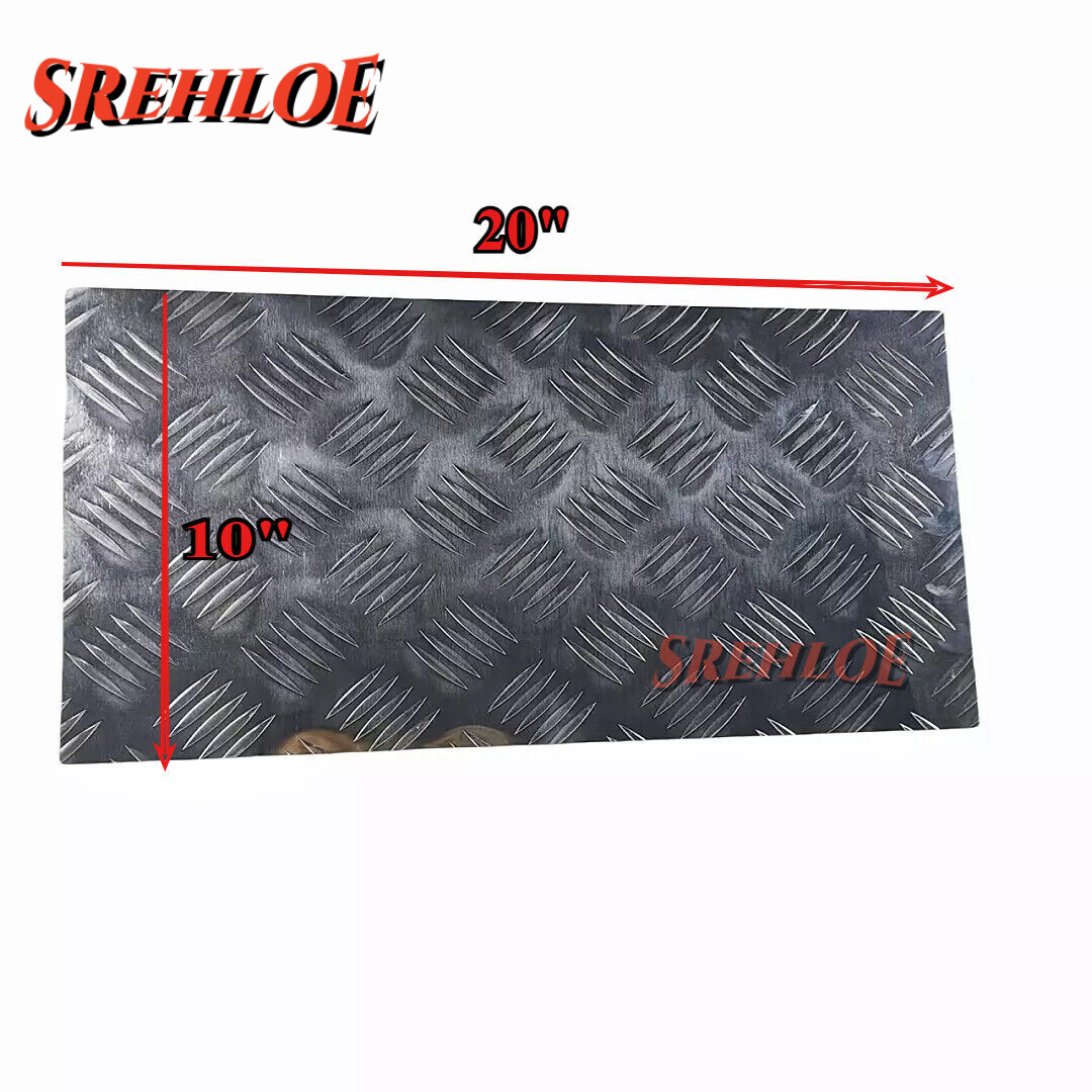 Aluminum Diamond Plate Sheet Thick – Trailer RV Garages Etc 20″ x 10″