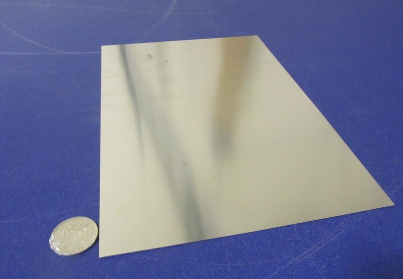 301 Stainless Steel Sheet Shim, .015″ (+/-.0010″) x 8.0″ Width x 1 Foot Length