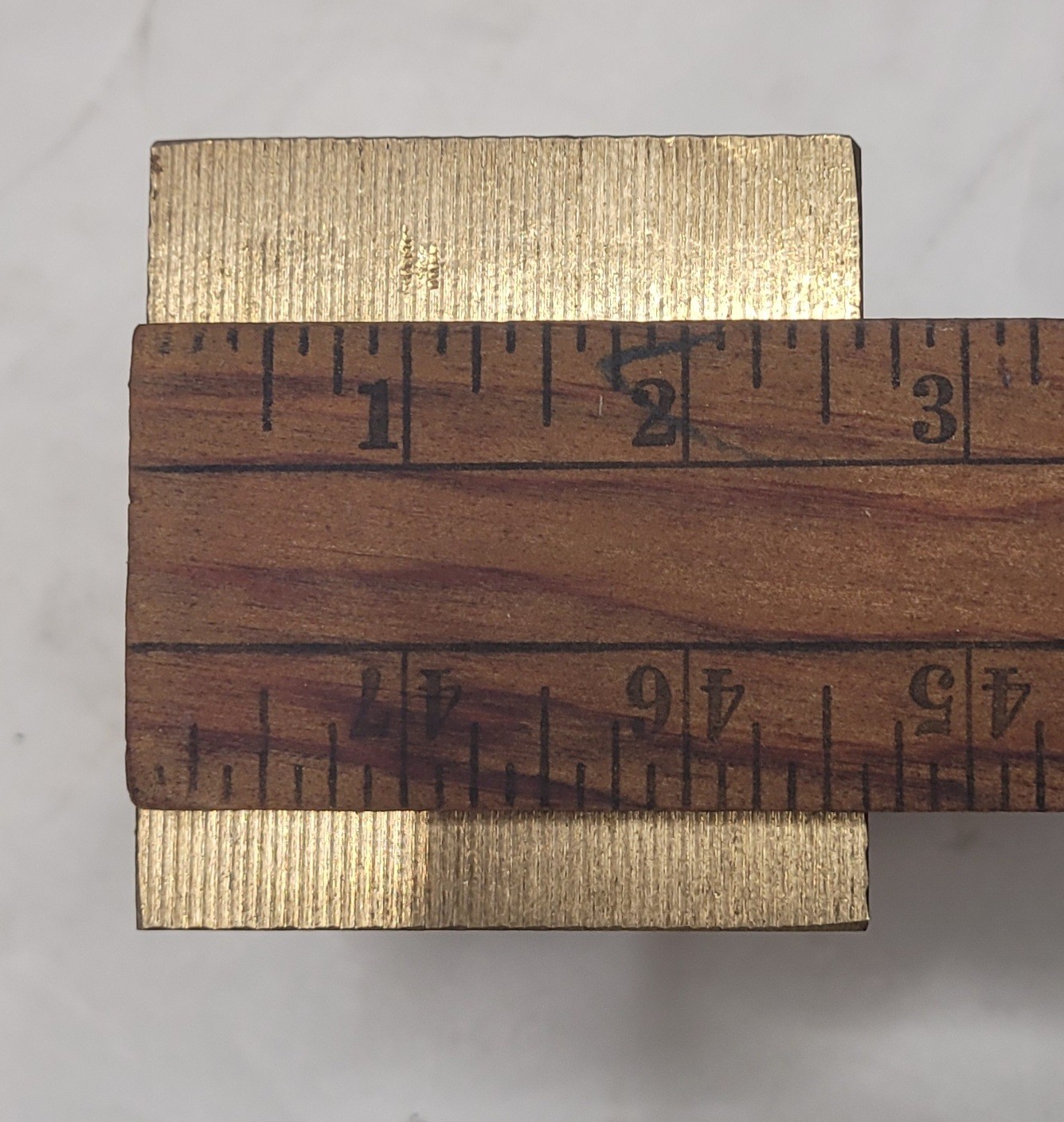 Block Of Solid Brass Bronze? Stock For Machining C85 4 15/16″ X 2 5/8″ X 2 15/16