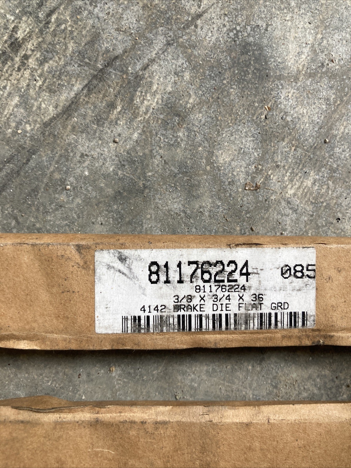 2 Pack – 3/8 X 3/4 X 36″ 4142 Heat Treated Flat Ground Stock / MSC Industrial
