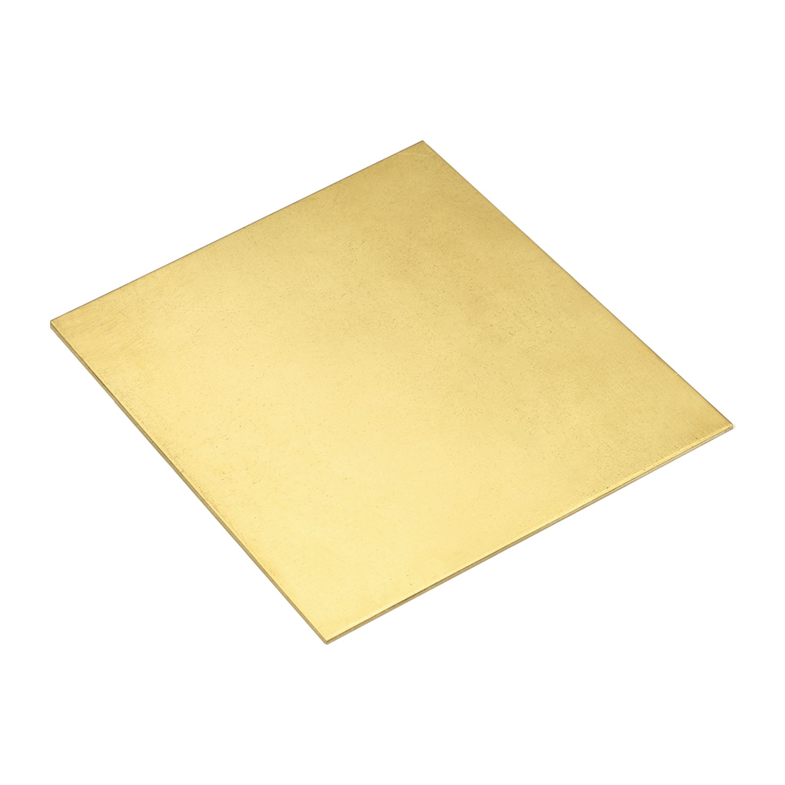 H62 Brass Sheet, 4″ x 4″ Metal Sheets 0.08″ Thick Brass Plates for Industry
