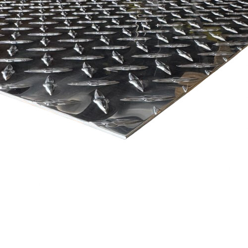 12″ x 12″ Diamond Plate Aluminum .063″ Thick 1/16 in Gauge Treadplate 3003 Alloy