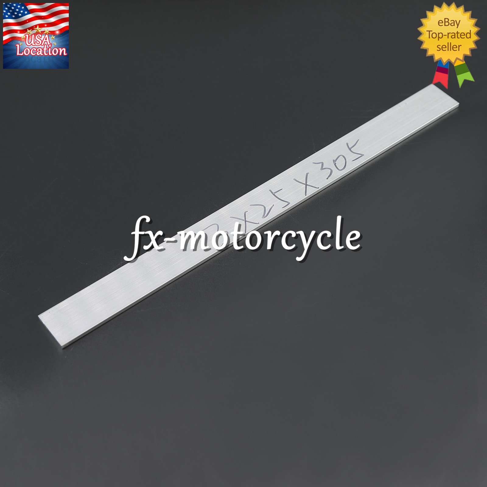 12pc 6061 Aluminum Flat Plate Sheet Flat Stock Length 305mm Width 25mm Thick 3mm
