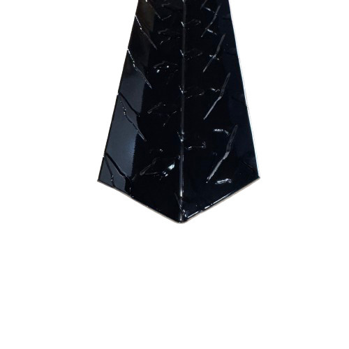 1.5″ x 1.5″ x 48″ Black Aluminum Diamond Plate INSIDE Corner Guard – .050″ Thick