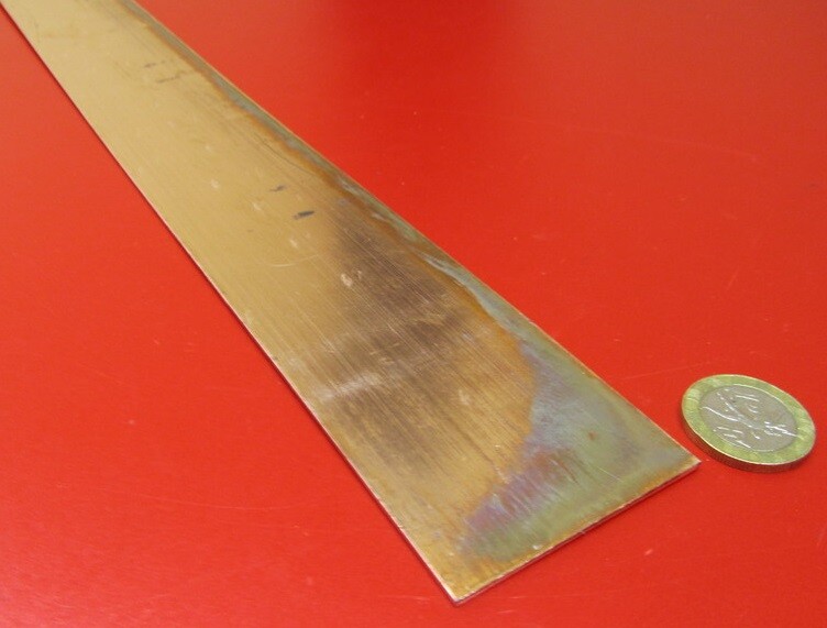 110 Copper Bar H02, 1/16″ Thick x 2.0″ Wide x 24 Inch Length