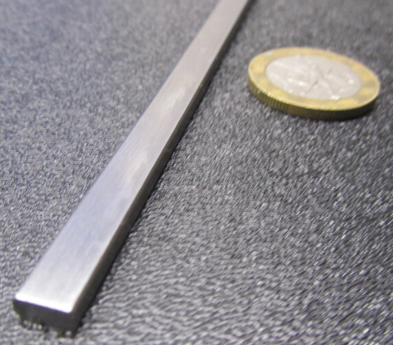1018 Steel Bar, 1/8″ Thick x 1/4″ Wide x 24″ Length, 6 Pcs
