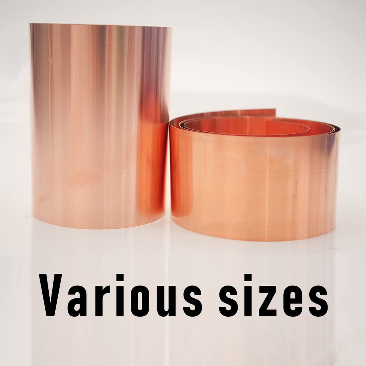 Pure Copper Metal Foil Roll, 0.5mm Thickness x 200mm Width x 1M Length, 99.9%…
