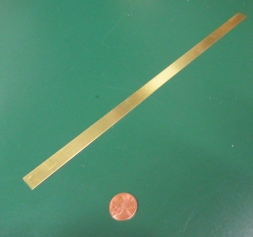 260 Brass Flat Bar .016″ (+/- 0.002″) Thick x 1/2″ Wide x 1 Foot Length, 10 Pcs