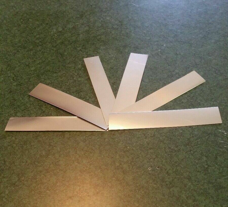 .006 Stainless steel Shim Stock .006 x 4.5″ x 3/4″+- wide 006 0.006