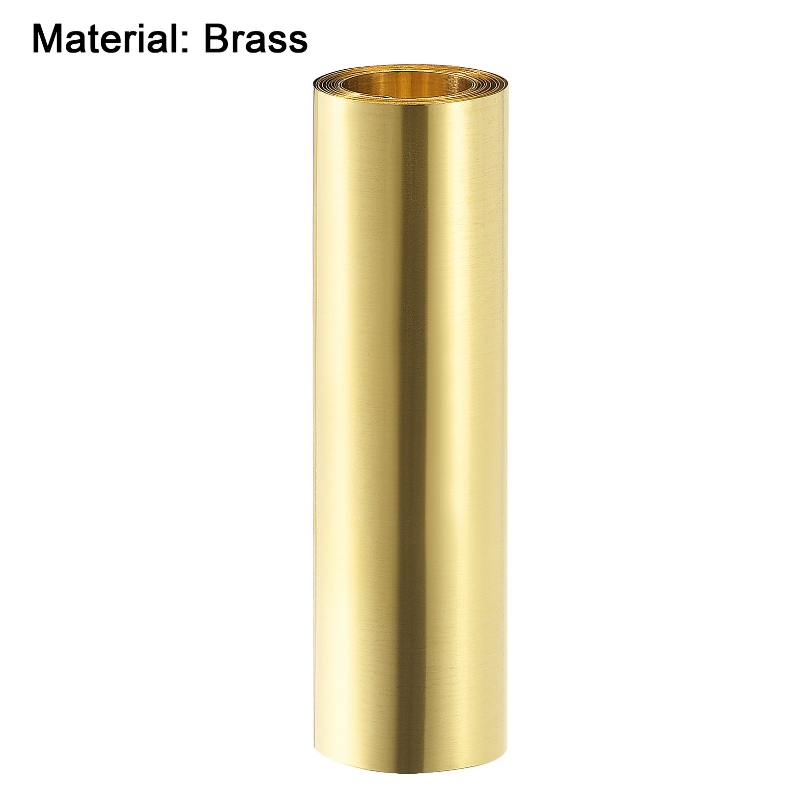 1000mm x 100mm x 0.02mm Brass Sheet Rolls Metal Foil Plate 39.4″ x 3.9″