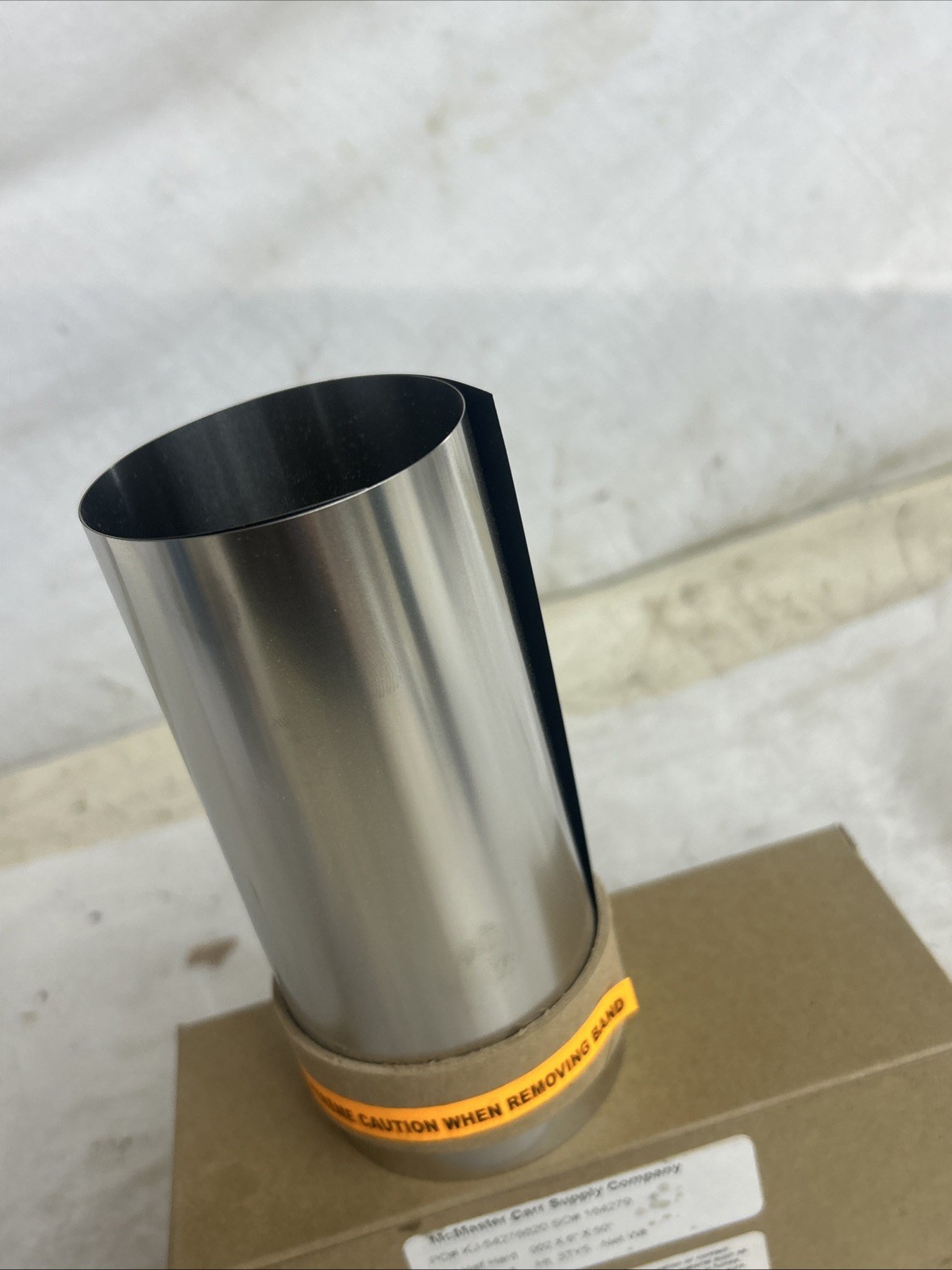 301 Stainless Steel Shim Stock .002×6”x50” 301 Half Hard 301 1/2 Hard .002x6x50”