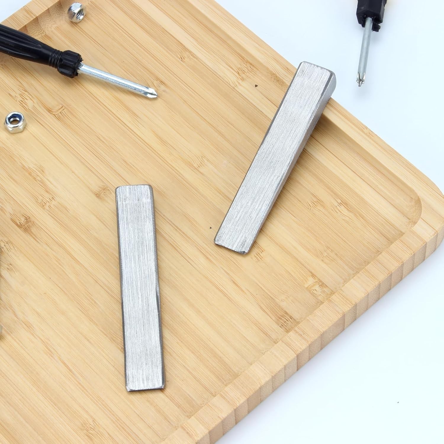 Durable Triangular Metal Shims – 6 Count Steel Wedges for Level Adjustments
