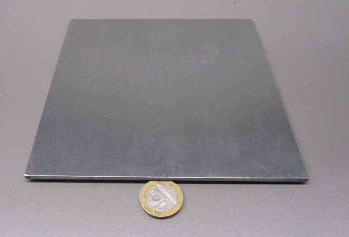 4140 Ground Carbon Steel Sheet, 1/8″ (+/-.001″) x 6″ Wide x 6″ Length