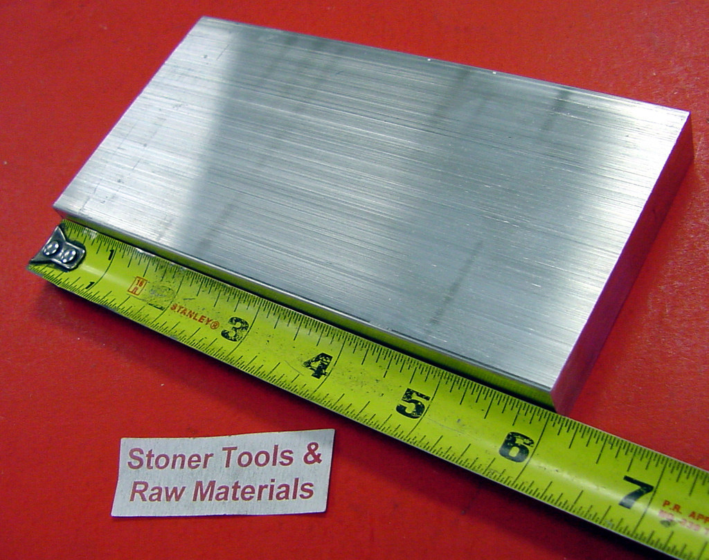 5/8″ X 3″ ALUMINUM 6061 SOLID FLAT BAR 6″ long Extruded Plate MILL STOCK