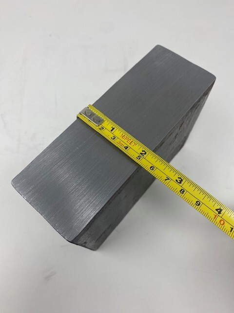 2 X 5-1/2 X 4″ THICK BLOCK Steel Bar Target Plate Blacksmith Bench Hammer Plate
