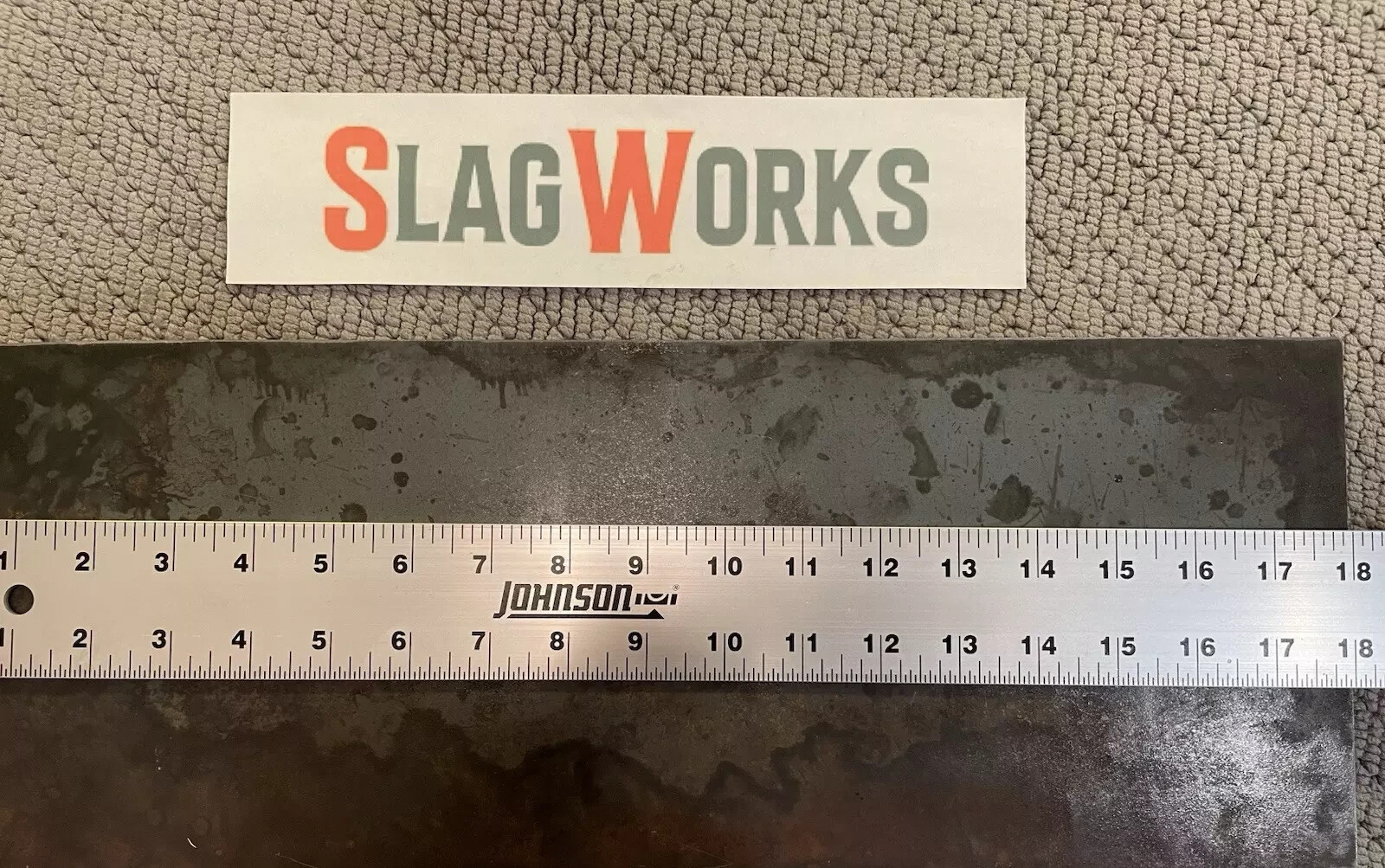 1/8x16x18 inch steel plate 16”x18” A36 Hot Roll Flat .125″ Thick