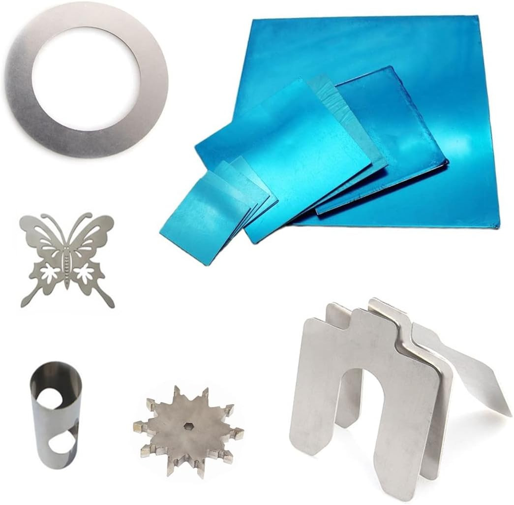 304 Stainless Steel Sheet, Metal Sheet for Crafting, Brushed Finish Flat Sheets