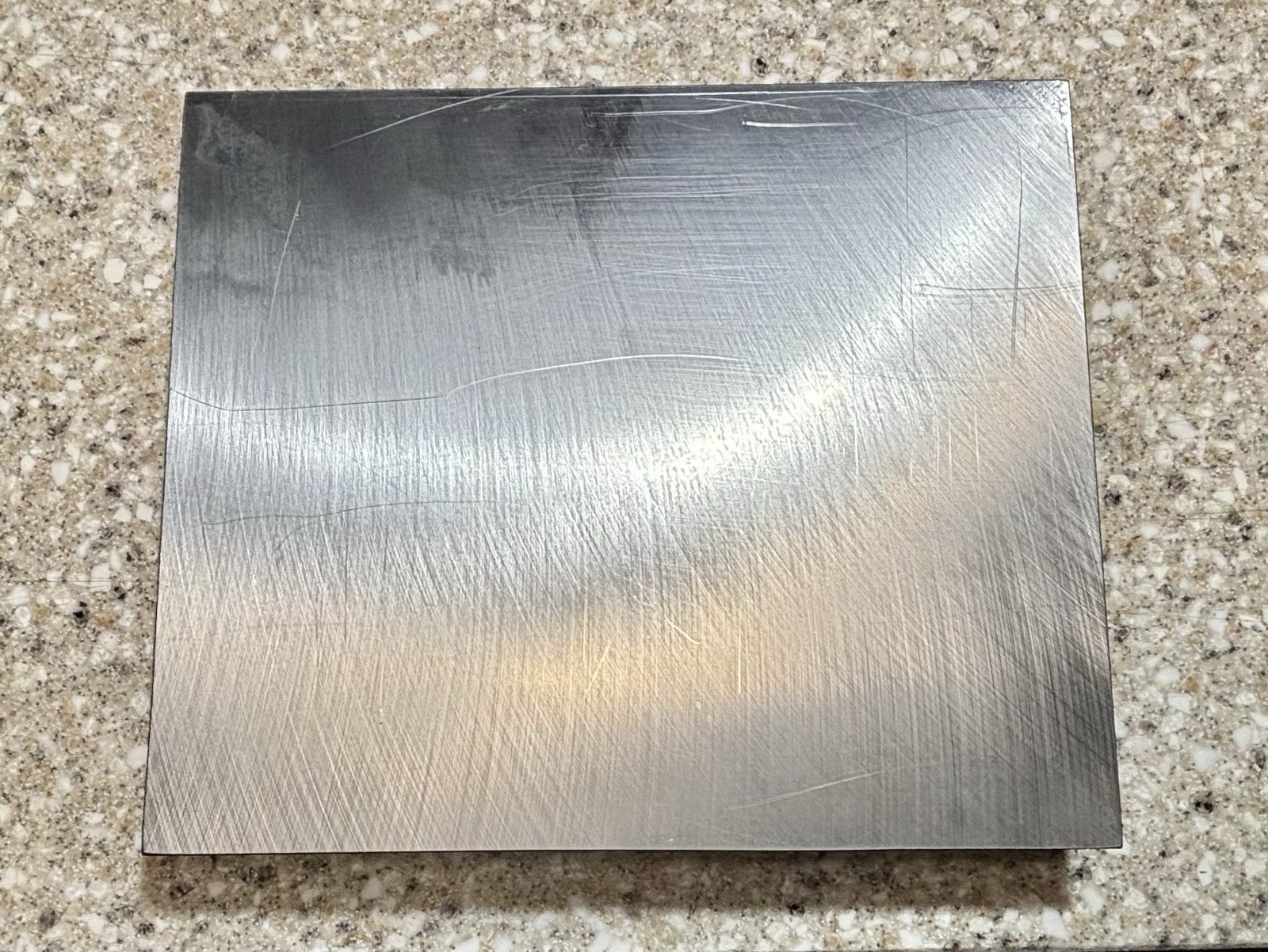 1″ x 7-1/2″ x 8-7/8″ long Stainless Steel Flat Bar Solid Stock Sheet Machining