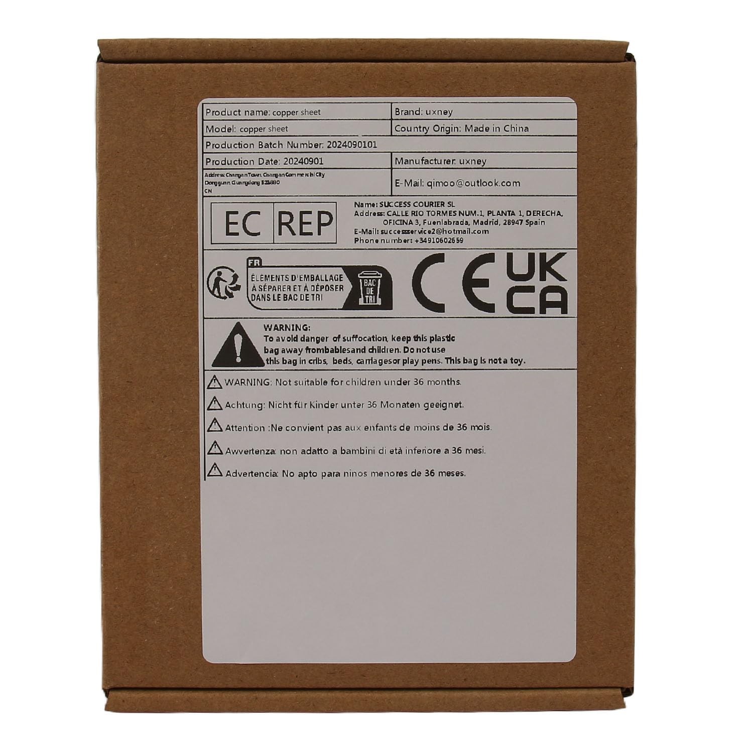 Copper Tape Copper Sheet Roll, Copper Sheet 1000 x 100 x 0.3 mm, Applicable for V…