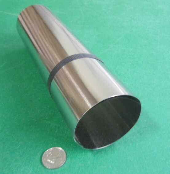 301 Stainless Steel Sheet Shim, .020″(+/-.0010″) x 12.0″ Width x 10 Foot Length