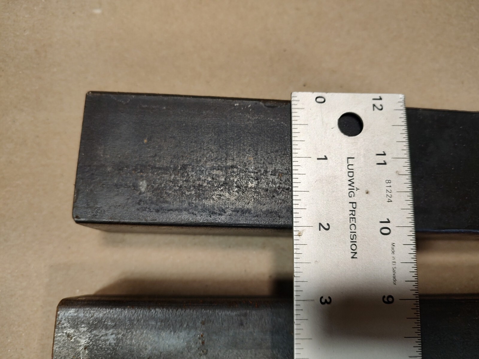 Lot Of 5, Steel Flat Bar, Square Bar Pieces