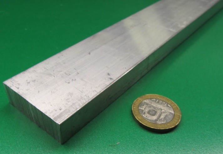 2024 T351 Aluminum Bar, 1/2″ (.500″) Thick x 1 1/2″ Wide x 12″ Length