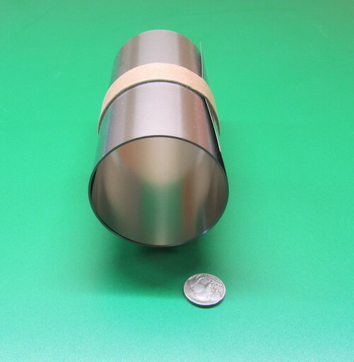 301 Stainless Steel Sheet 1/2 Hard .010″ Thick x 6.0″ Width x 50.0″ Length