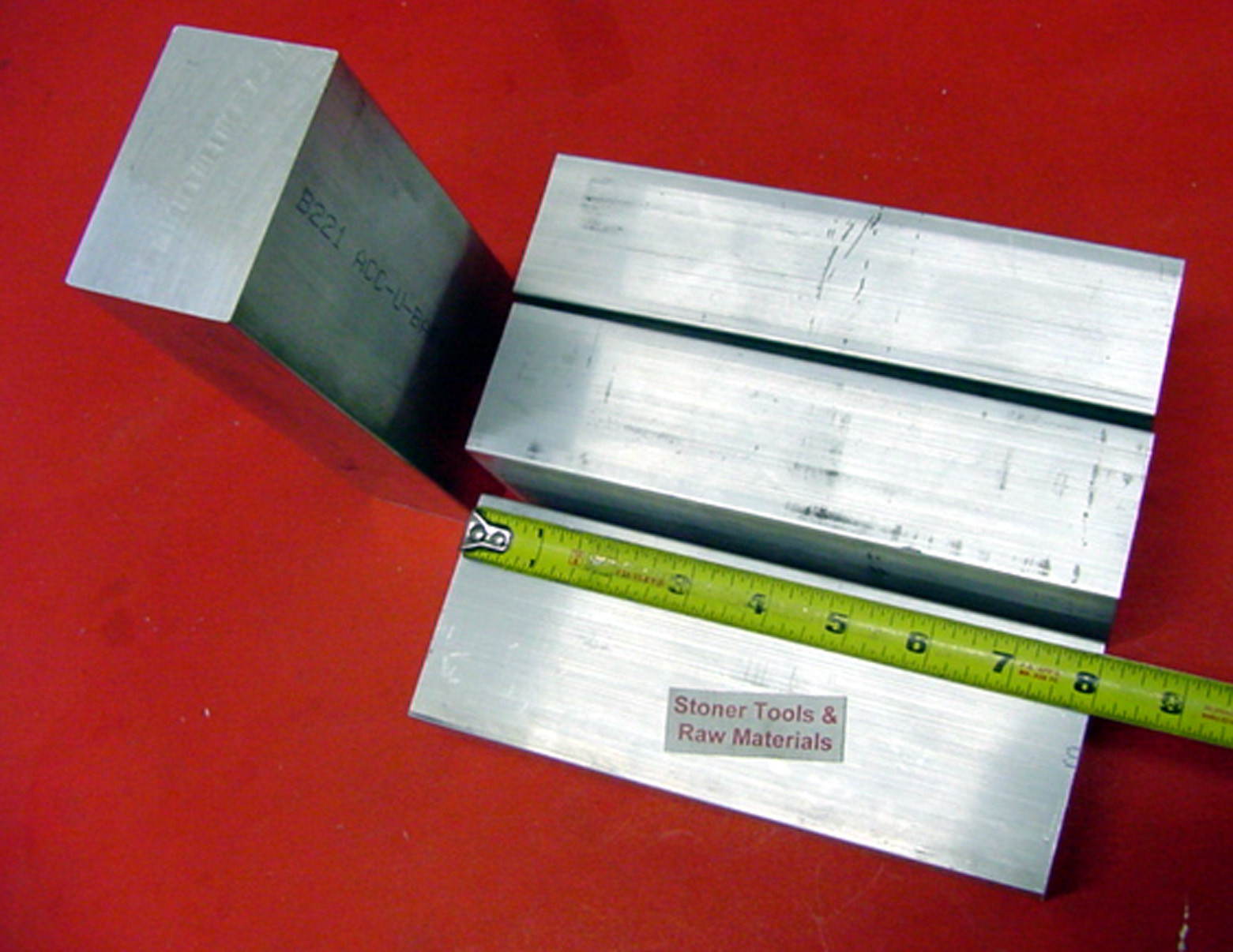 4 Pieces 1-1/4″ X 3″ ALUMINUM 6061 FLAT BAR 8″ long T6511 Extruded Mill Stock
