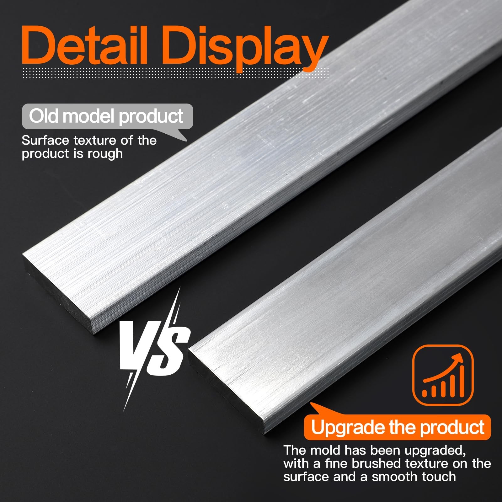 Square Aluminum Flat Bar 6061 Plate T6511 Solid Mill 1/4x1x12 Inch 6 PCS
