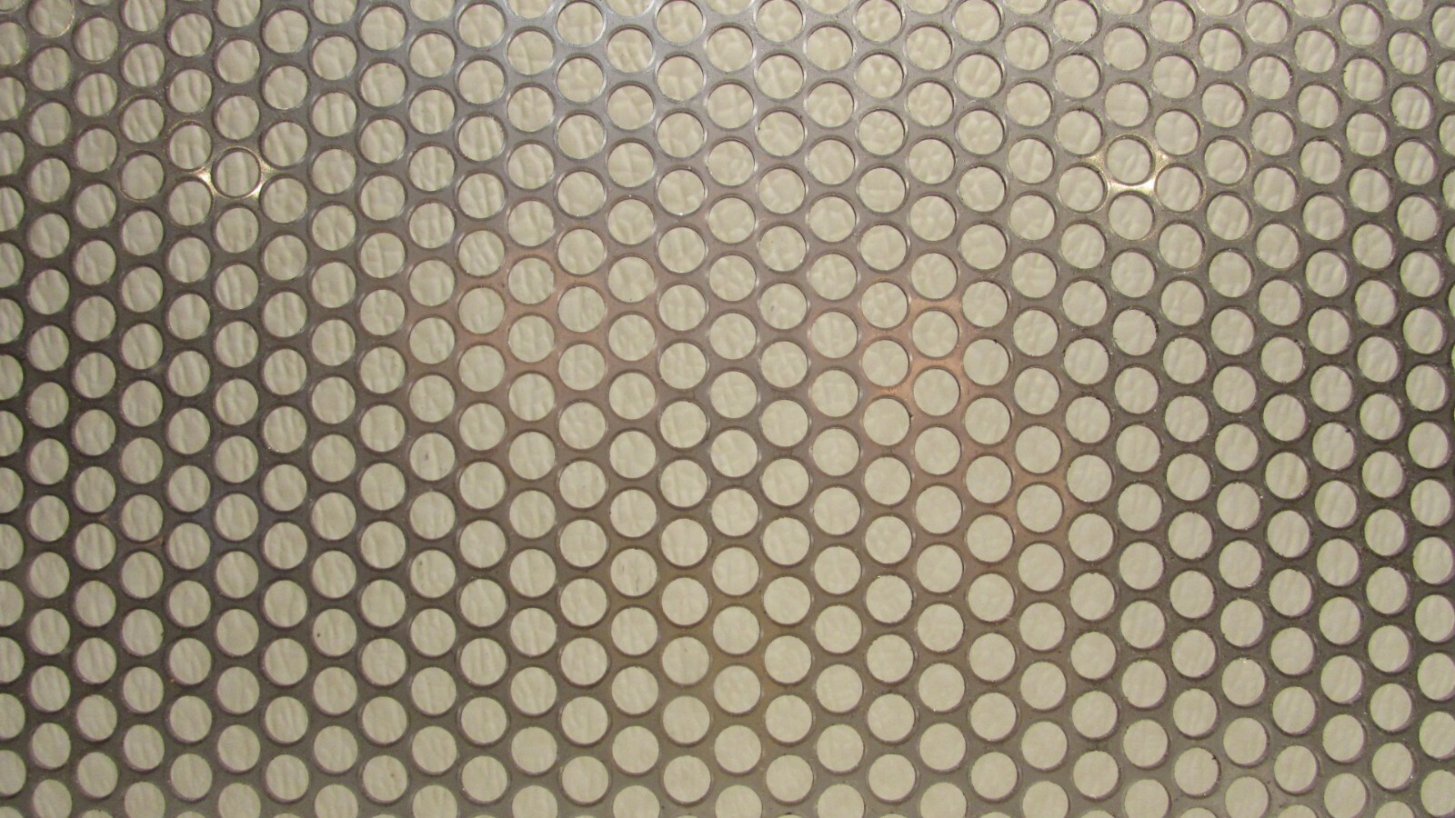 1/4″ HOLES 16 GAUGE 304 STAINLESS STEEL PERFORATED SHEET– 12-1/8″ X 10-3/4″