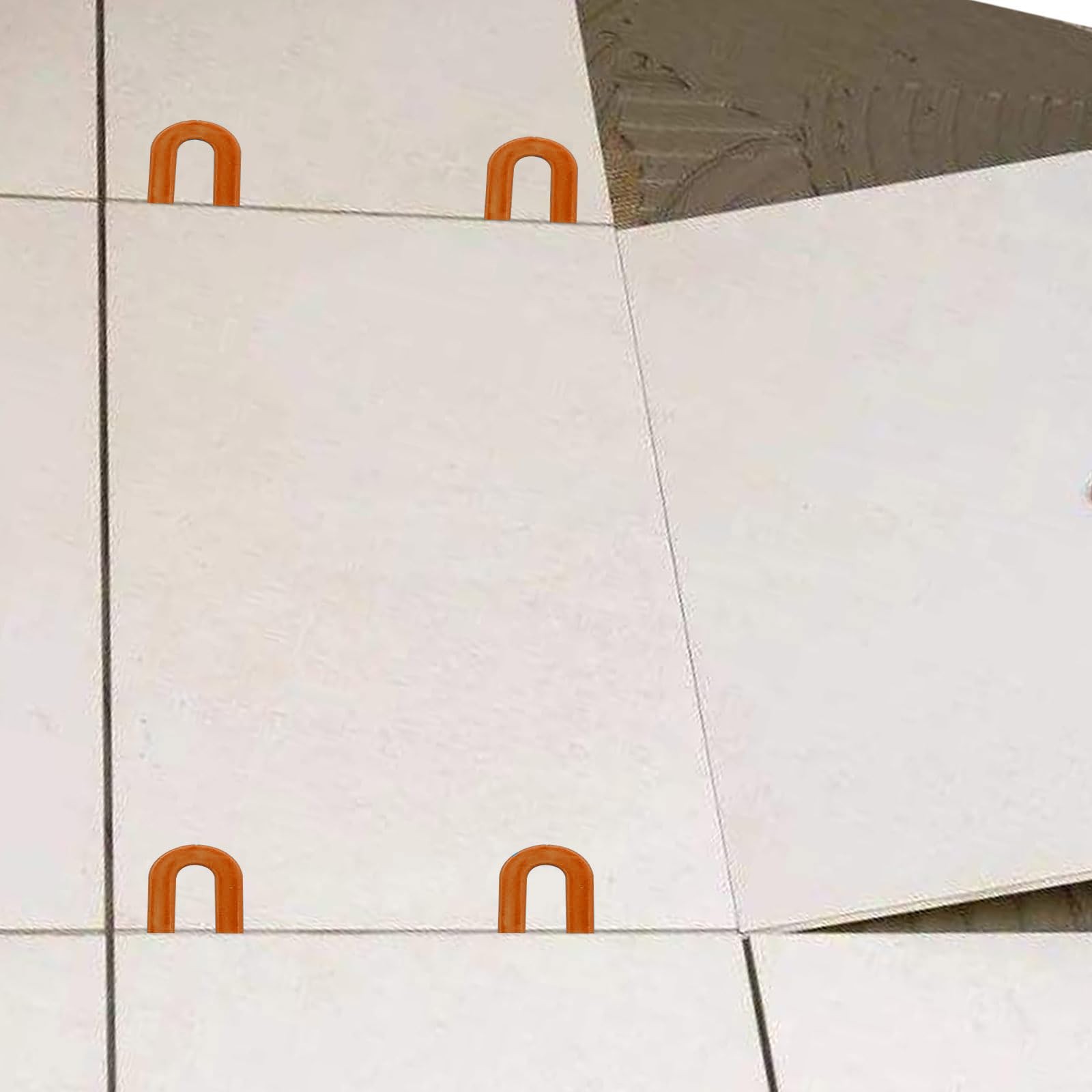 UOIENRT 1000Pcs Plastic Shims, Horseshoe Shims, U Shaped Tile Spacers, Plasti…
