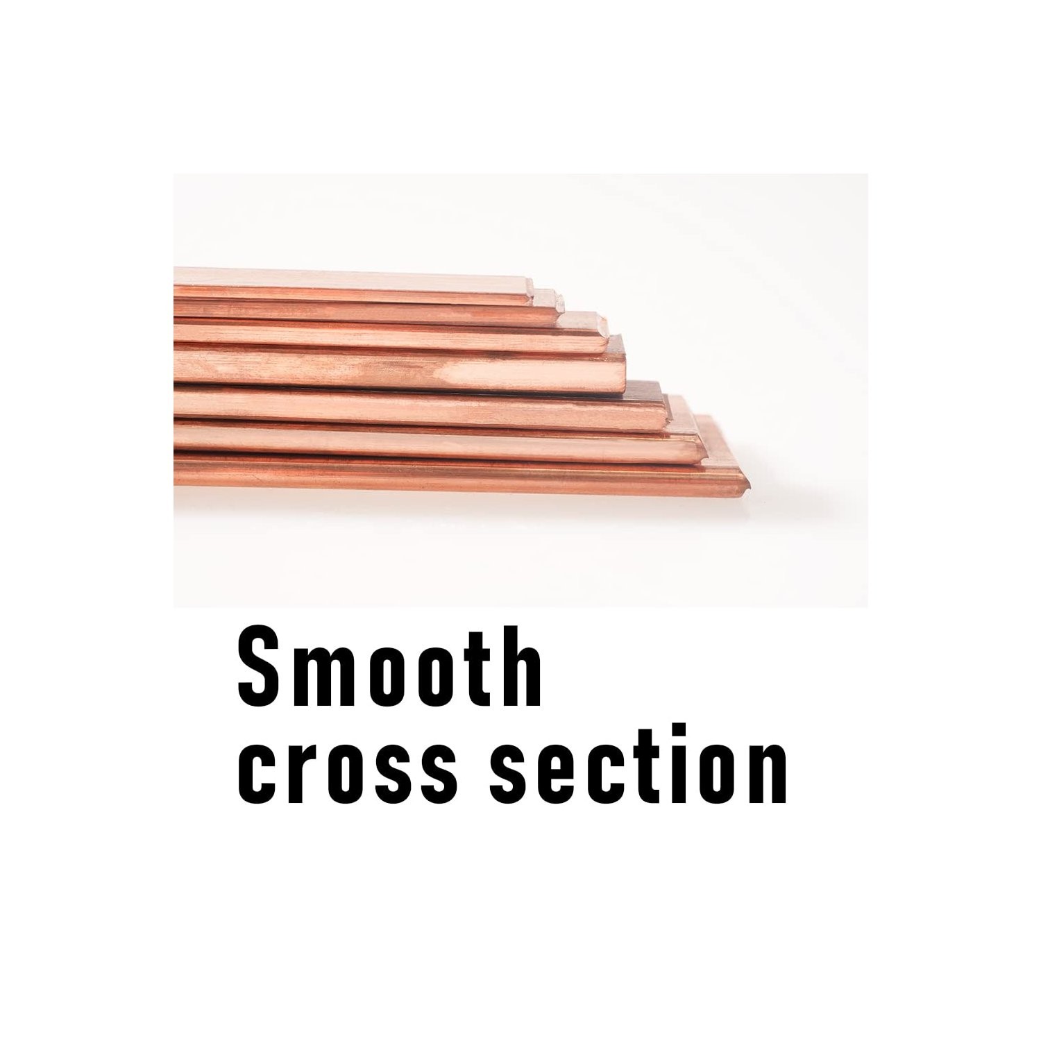 Copper Bar Stock 1/8″ x 0.4″ x 8″ for Power Distribution and Metal Smelting