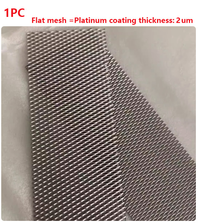 50mm×300mm X1.5mm Metal Platinum Titanium Mesh Sheet Perforated Plate Can Be Cut