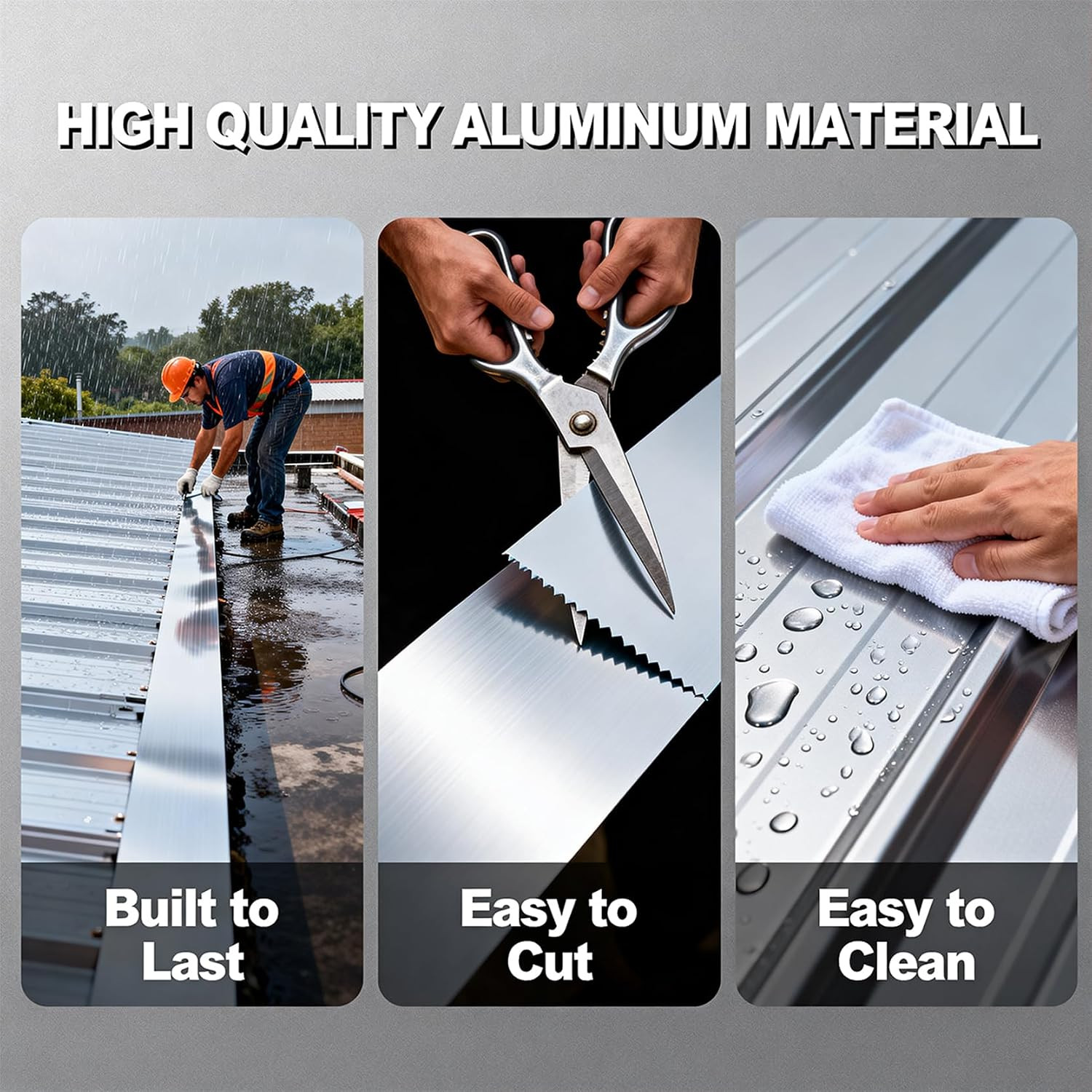 Aluminum Metal Foil Roll 1060 Grade 18 Gauge x 2 in x 6.6 Ft, Aluminum Metal Fla