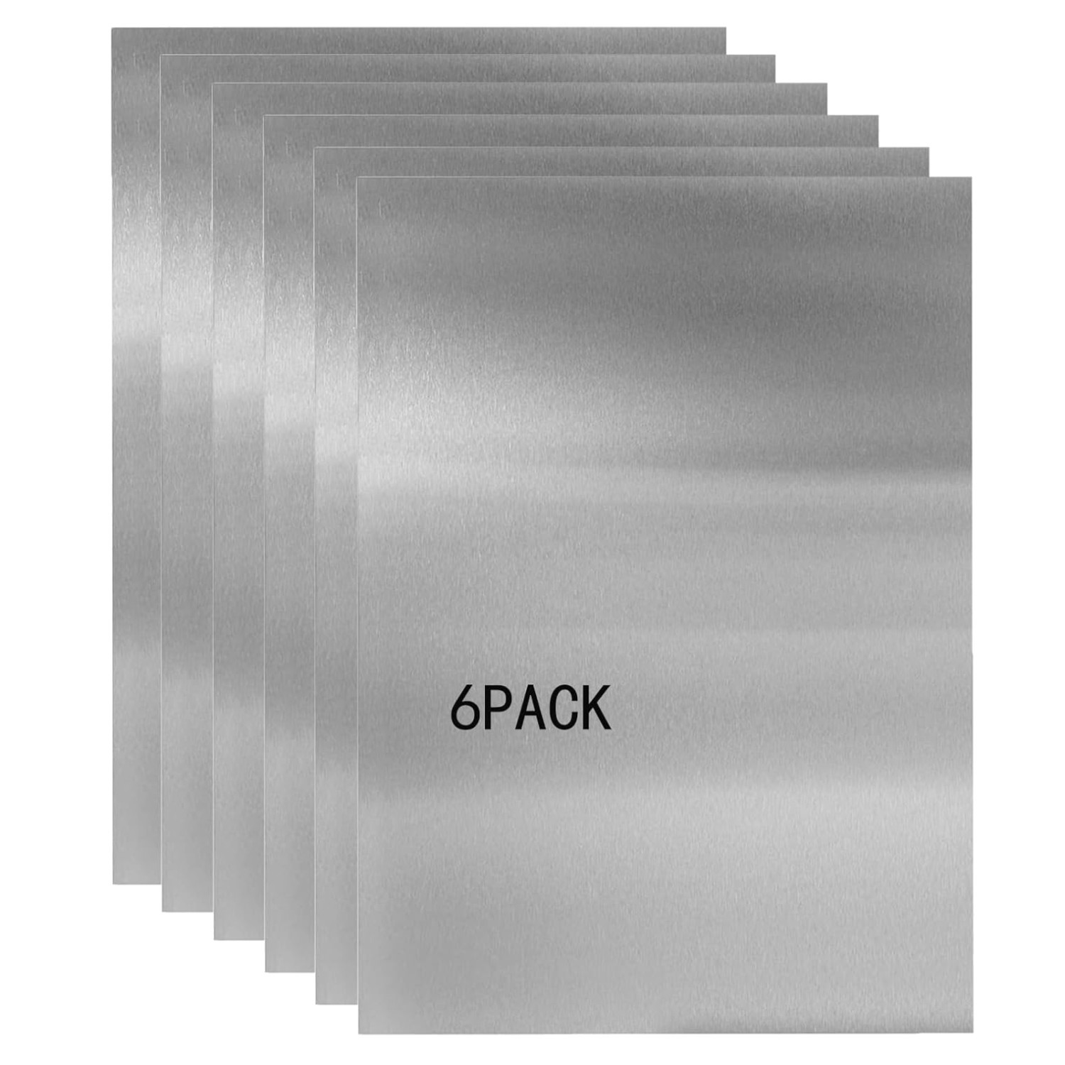 430 Steel Plate, 14.5″x11″x0.02″, Scratch-Resistant Surface