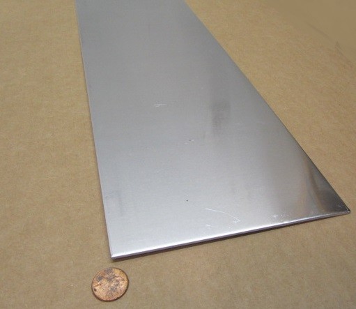 1100 Aluminum Sheet Softened (O) .080″ Thick x 6.0″ Wide x 24.0″ Long