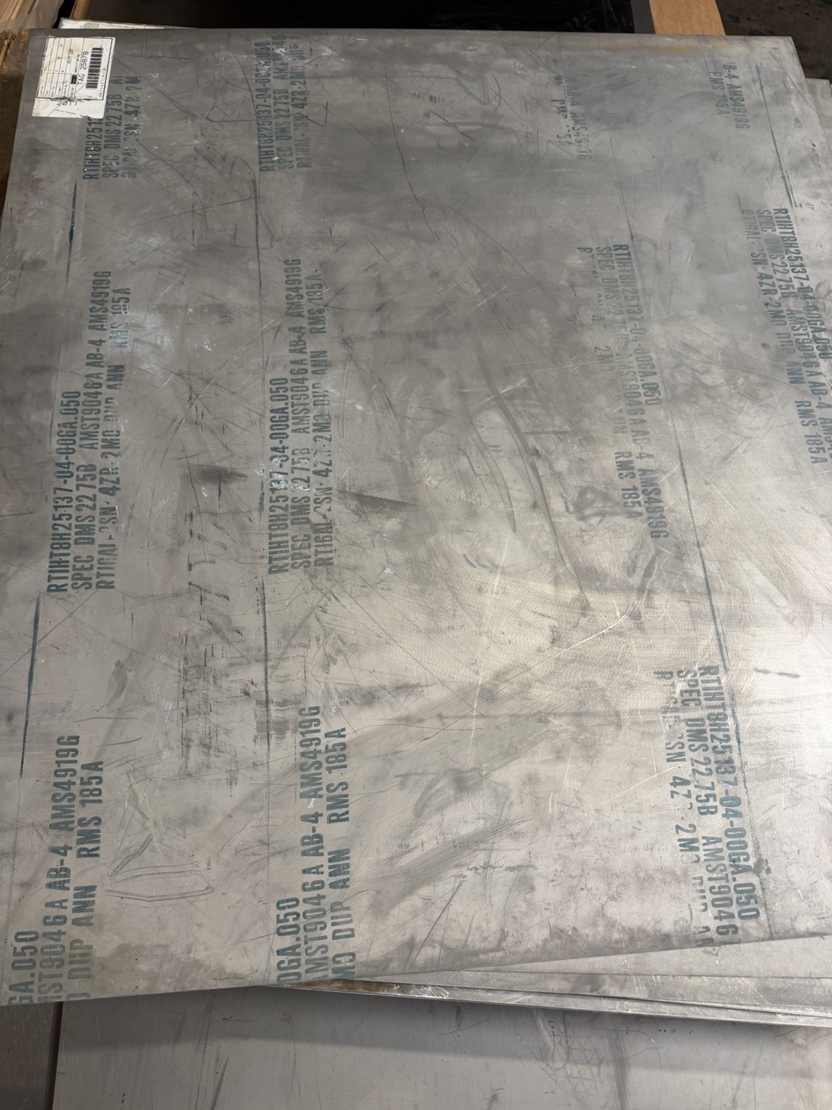 6-2-4-2 Titanium Sheet 24″ x 36″ x .050″