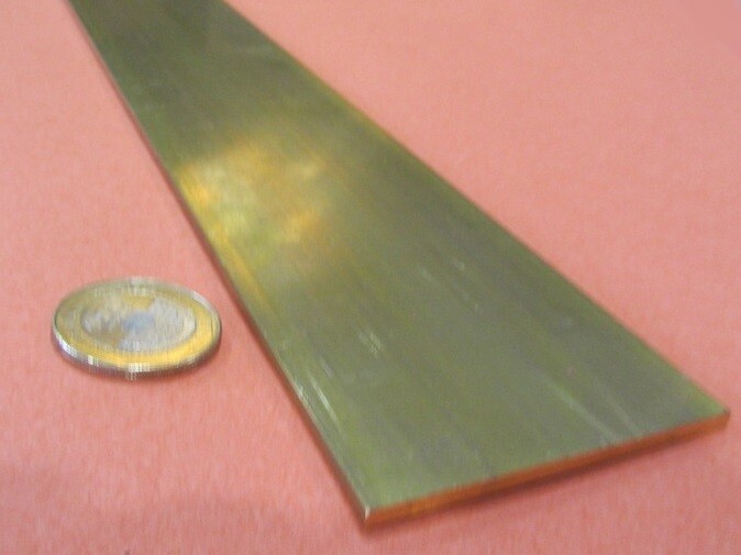 360 Brass Flat Bar 1/8″ Thick x 2 1/2″ Wide x 48.0″ Length