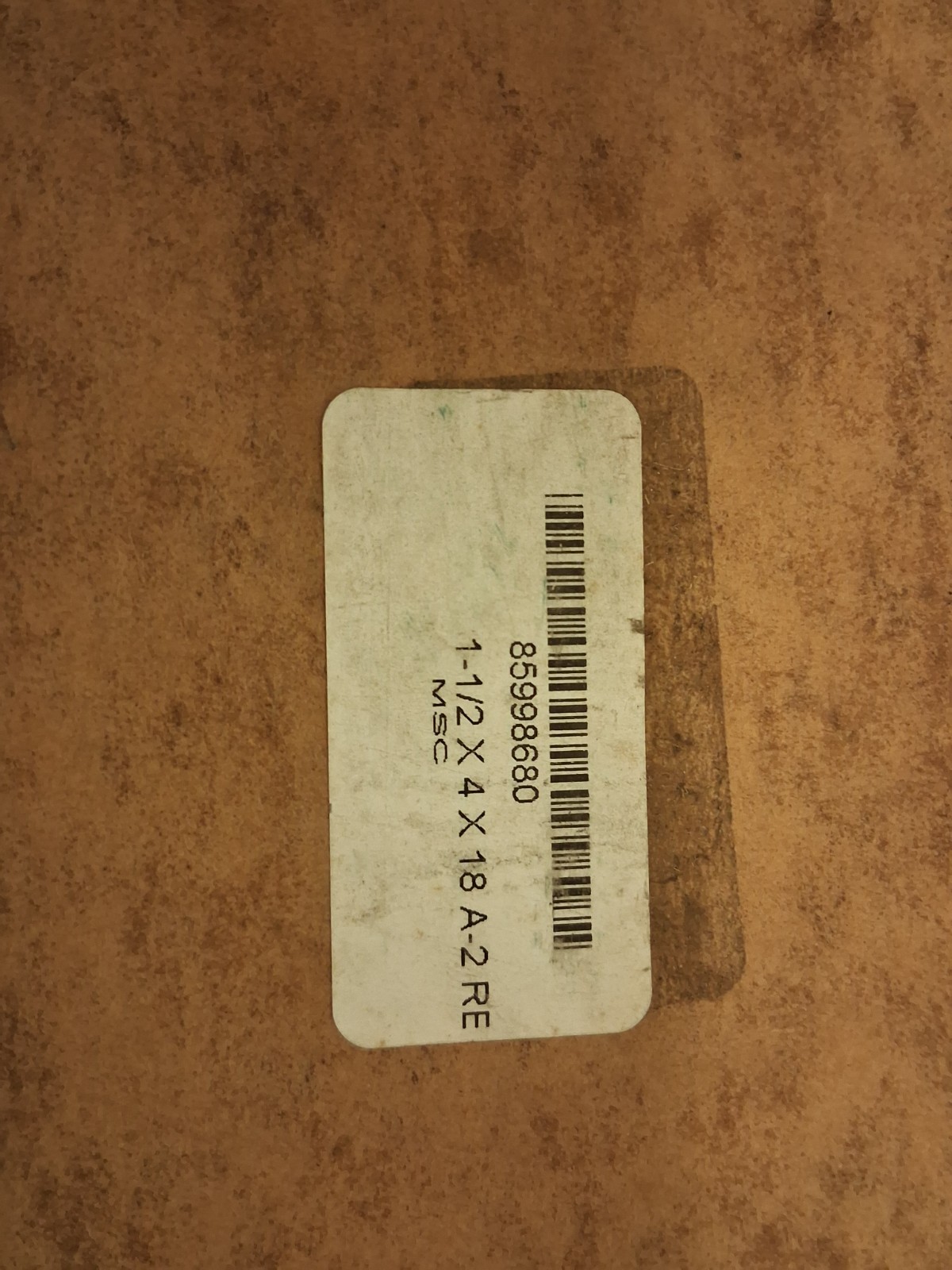 Drill Rod & Tool Steels A2 Air-Hardening Flat Stock 4″ W 18″ L 85998680