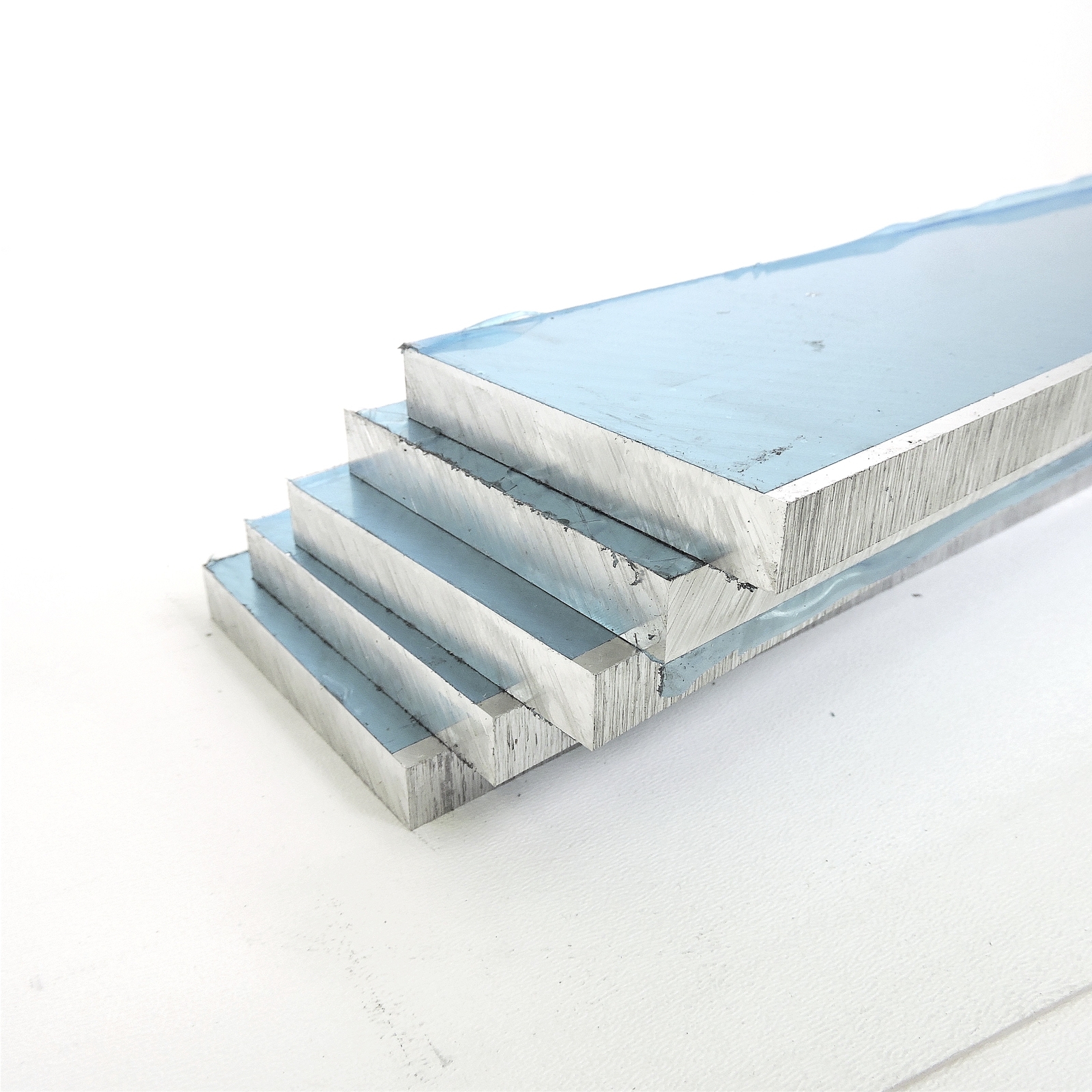 .75″ thick 3/4 Precision CAST Aluminum PLATE 3.375″ x 9.5″ Long QTY 5 sku156206