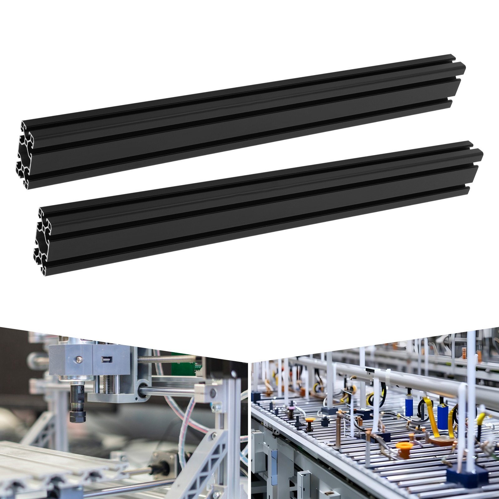 Aluminum Profile, T-slot Aluminum Profile, 2-Pack T-slot Aluminum Profiles